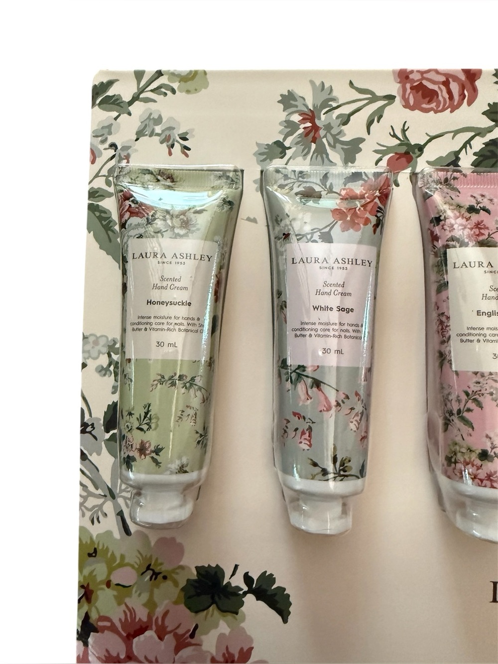 Laura Ashley Floral 7-Piece Hand Cream Set - Picture 2 of 5